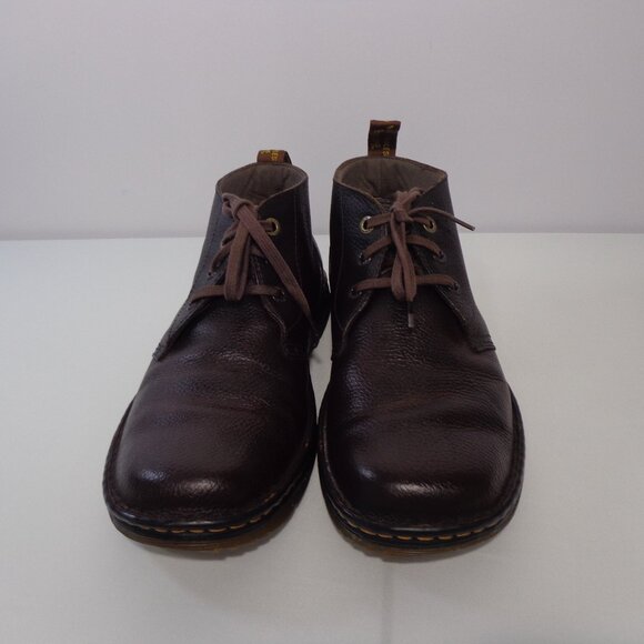 Dr. Martens Sussex Chukka Boots Brown Leather Slip Resistant Men's Size 13M - Picture 1 of 10